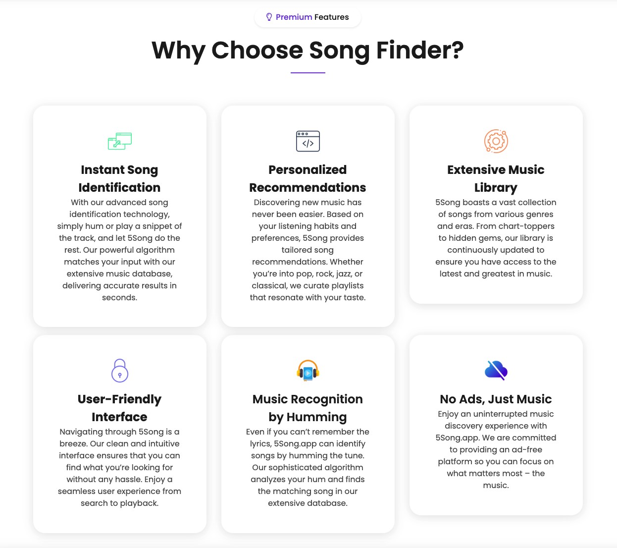 Song finders